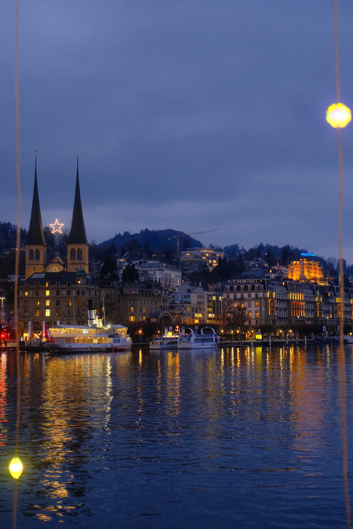 Lucerne by night